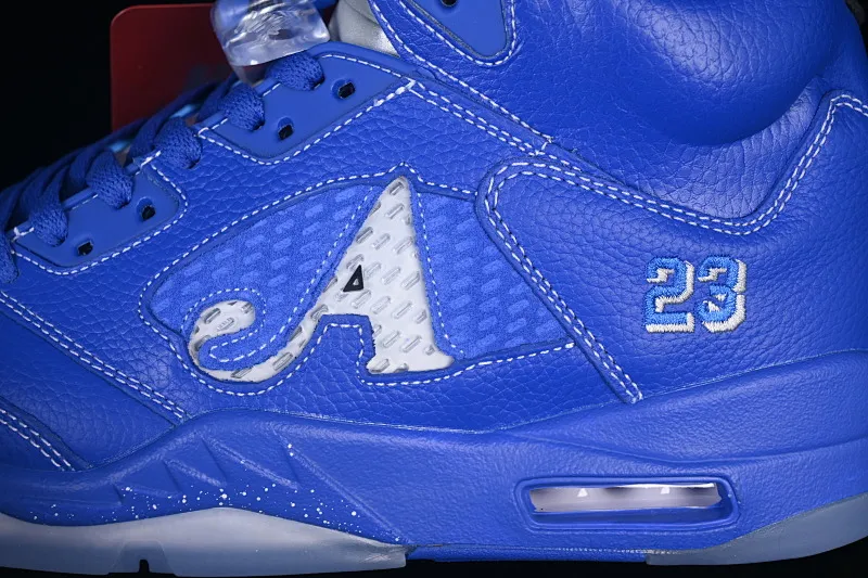 All categories Air Jordan Jordan series basketball shoes Air Jordan 5 Awake NY x Air Jordan 5 Retro AJ5 Joe 5 racing blue DV4982-400